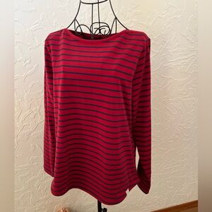 Fat Face Classic Breton Long Sleeve Tee Size 10
